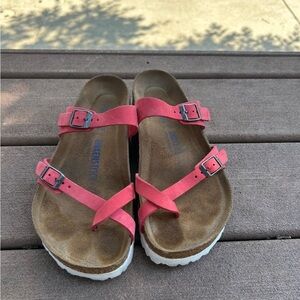 Birkenstock Mayari Soft Footbed Coral Women’s Size 9, EU 40